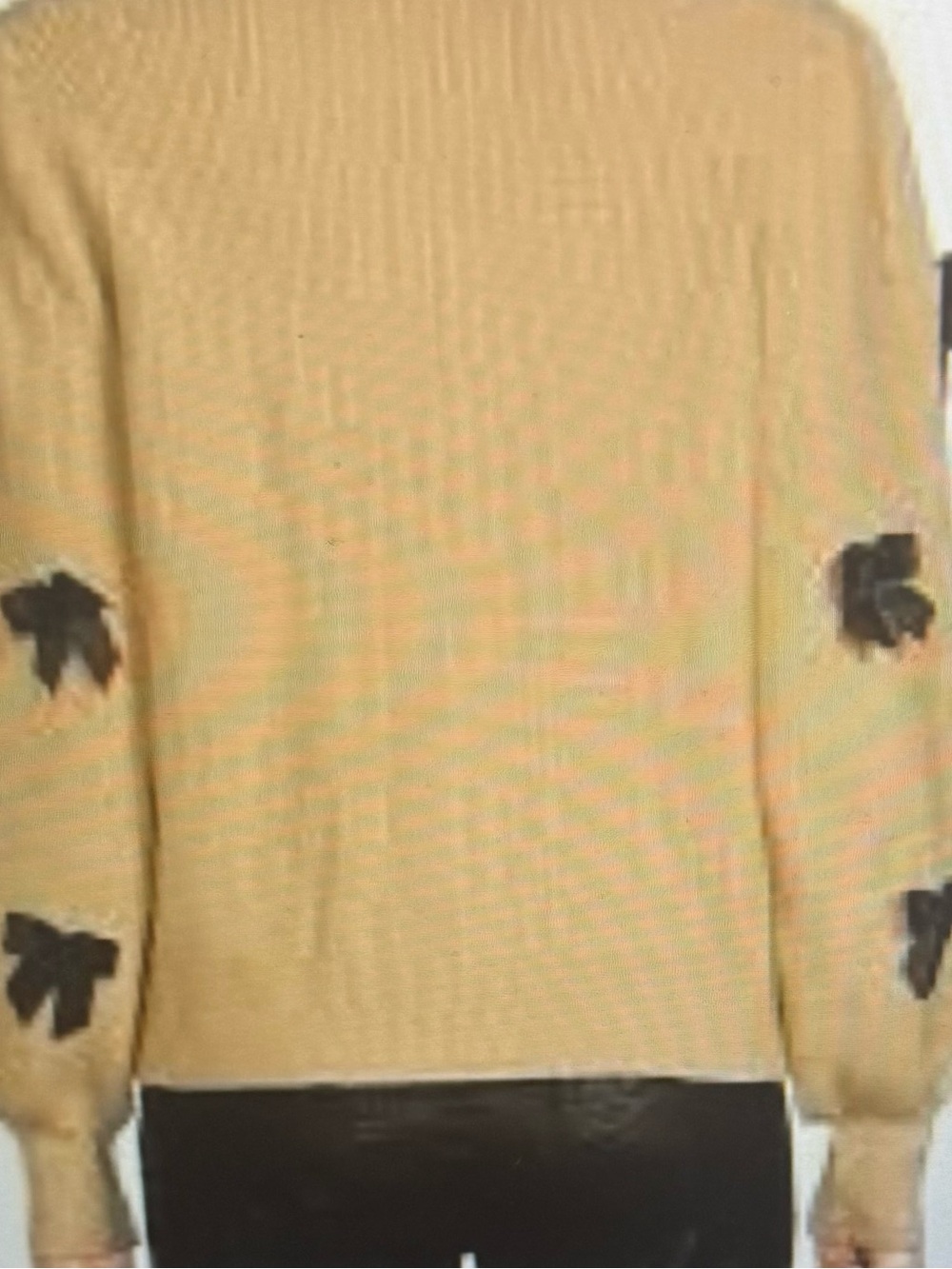 Lilly Pulitzer, brand new zarie Bow-Appliqué Crewneck Sweater, runs big sz XXS - Picture 3 of 7